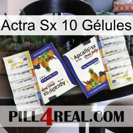 Actra Sx 10 Gélules 12